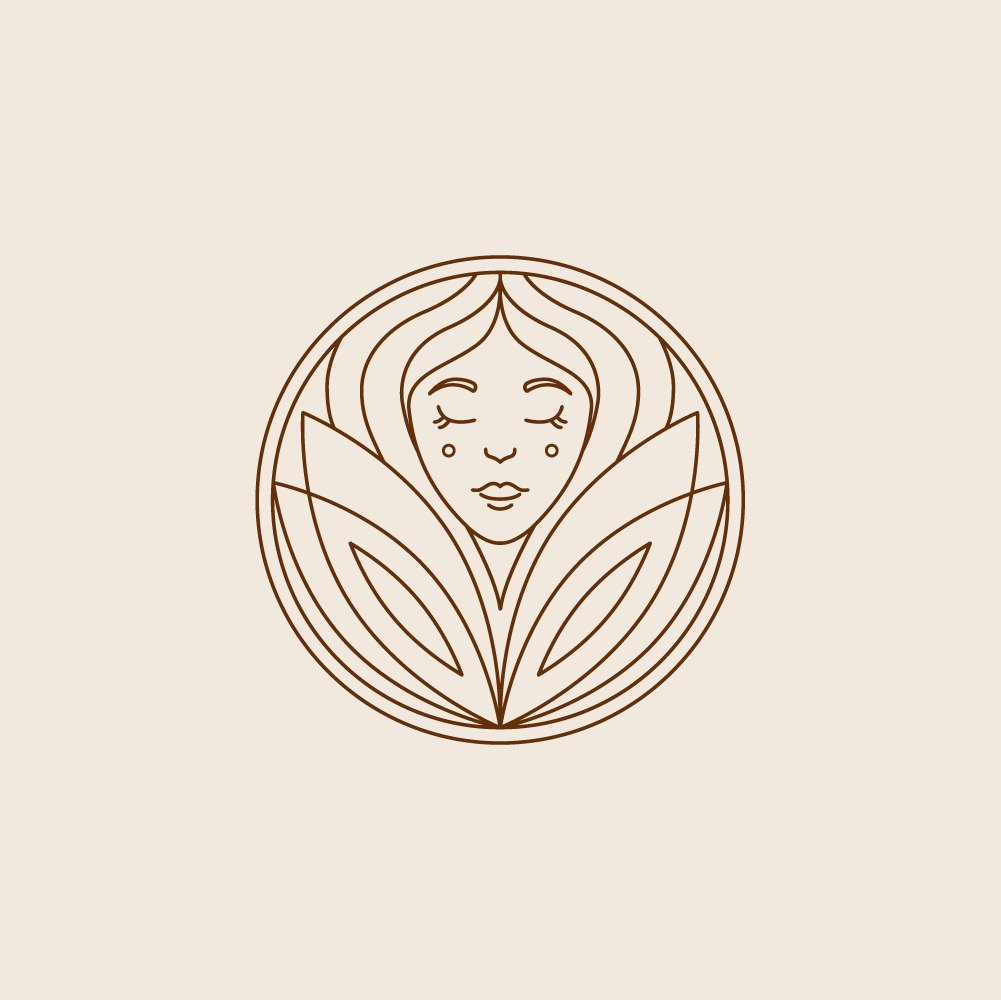 projekt graficzny logo dla kobiecego biznesu GlowSkin Studio