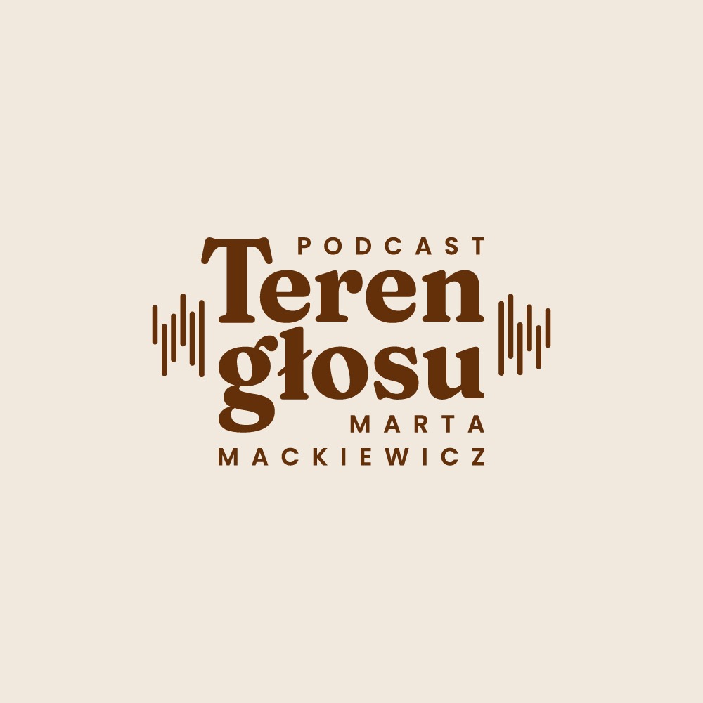 projekt logo dla podcastu teren głosu