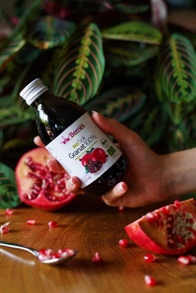 zdjęcie produktowe soków Berries Polska