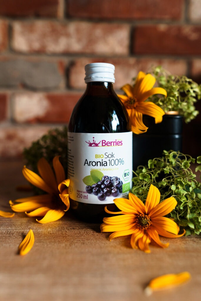 zdjęcie produktowe dla marki soków berries polska